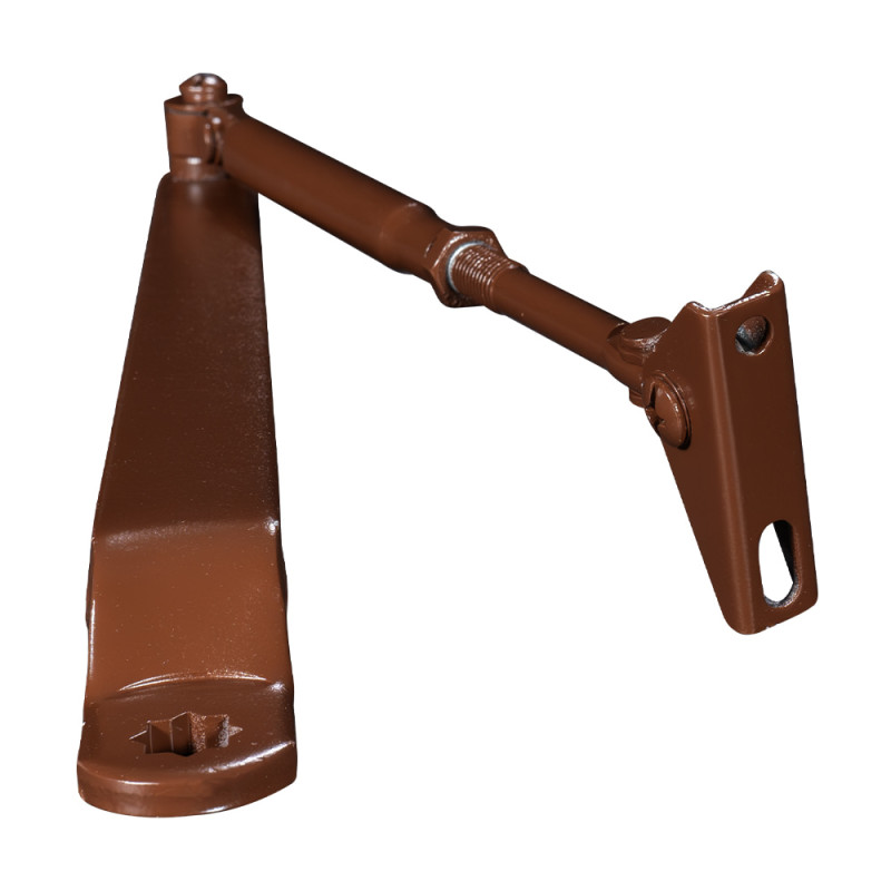 Коліно для дотягувачів Dortec DT65ARM з фіксацією дверей коричневе