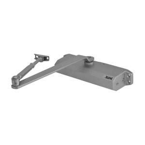 Дотягувач Dortec DT-536H з фіксацією дверей сріблястий