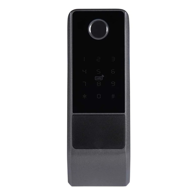 Замок біометричний автономний Trinix TRL-5201BTFW Black Left з Bluetooth, зчитувачем відбитків пальців і карт Mifare