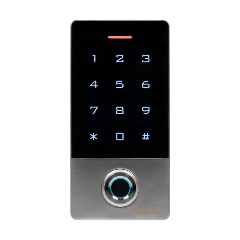 Wi-Fi считыватель отпечатков пальцев и карт Trinix TRK-1101MFW(WF) с клавиатурой и контроллером