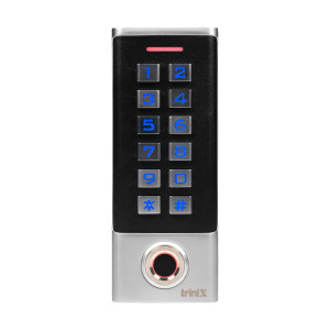 Зчитувач відбитків пальців та карт Trinix TRK-1102MFW з клавіатурою та контролером