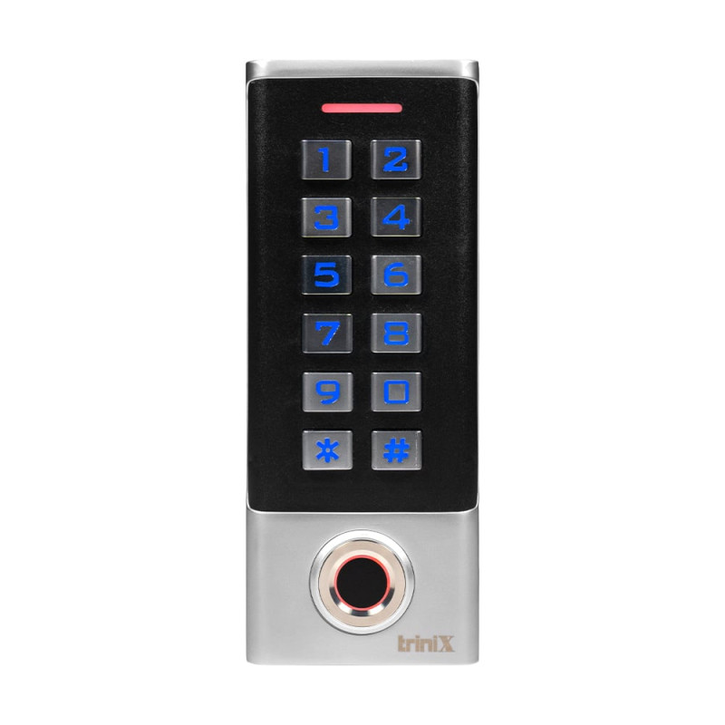 Считыватель отпечатков пальцев и карт Trinix TRK-1102MFW с клавиатурой и контроллером