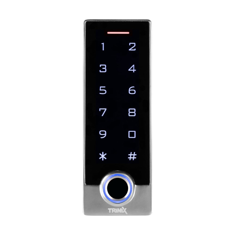 Wi-Fi зчитувач відбитків пальців та карт Trinix TRK-1201MFW(WF) з підтримкою Tuya Smart, клавіатурою та контролером