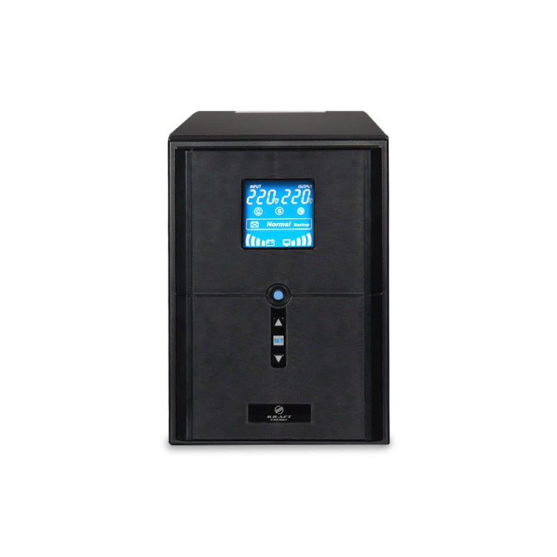 ДБЖ Kraft KRF-PSW2000VA/1600W(LCD)24V UPS під зовнішній акумулятор