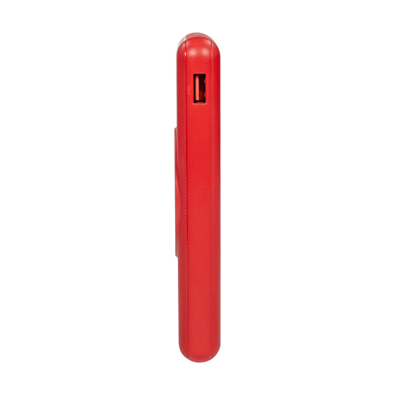 Повербанк Kraft KPB-1110W 10000mAh красный с беспроводной зарядкой