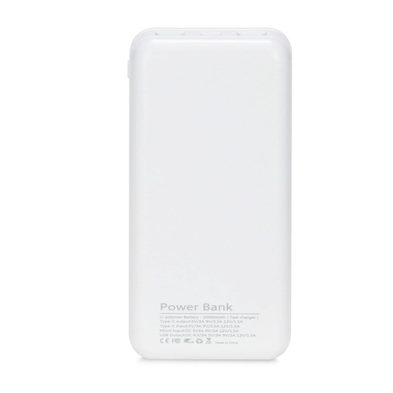 Повербанк Kraft KPB-2020FC 20000mAh белый