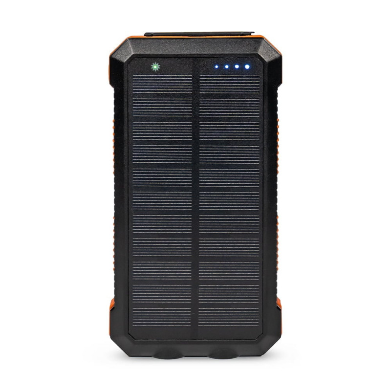 Повербанк Kraft KPB-U2230WFCSL 20000mAh с солнечной панелью и беспроводной зарядкой