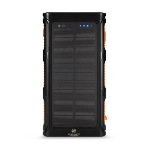 Повербанк Kraft KPB-U1930HCSL 30000mAh з динамогенератором та сонячною панеллю