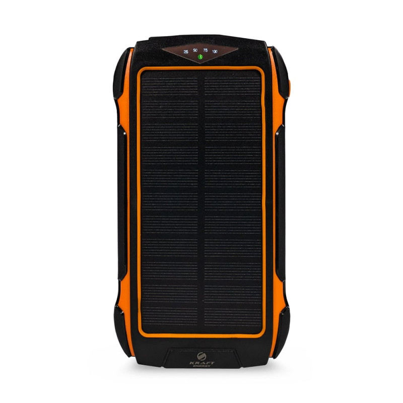 Повербанк Kraft KPB-U1820WCS 20000mAh з сонячною панеллю та бездротовою зарядкою