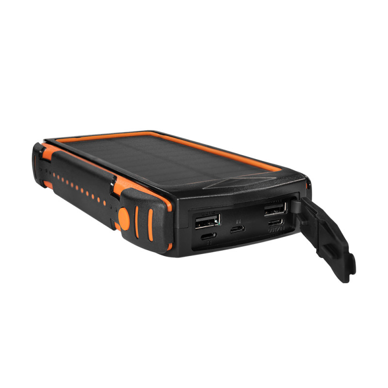Повербанк Kraft KPB-U1820WCS 20000mAh з сонячною панеллю та бездротовою зарядкою