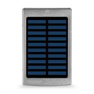 Повербанк Kraft KPB-1012SL 10000mAh з сонячною панеллю срібляста
