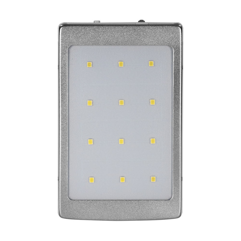 Повербанк Kraft KPB-1012SL 10000mAh з сонячною панеллю срібляста