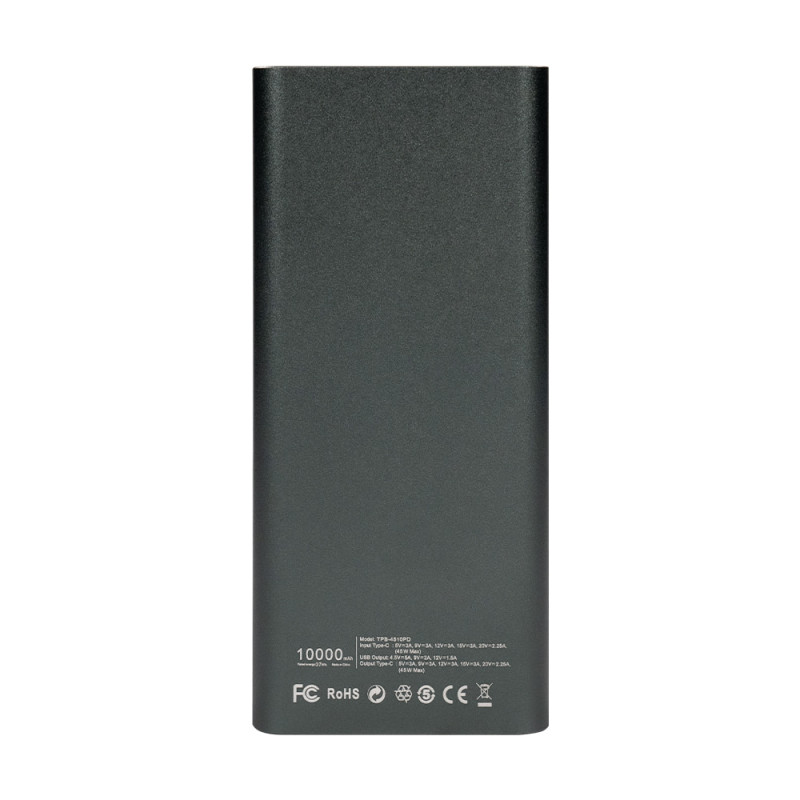 Повербанк Trinix TPB-4510PD 10000mAh сірий