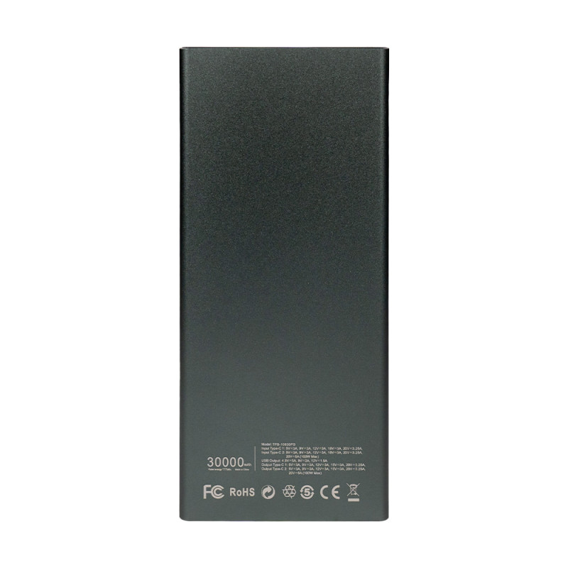 Повербанк Trinix TPB-10030PD 30000mAh сірий