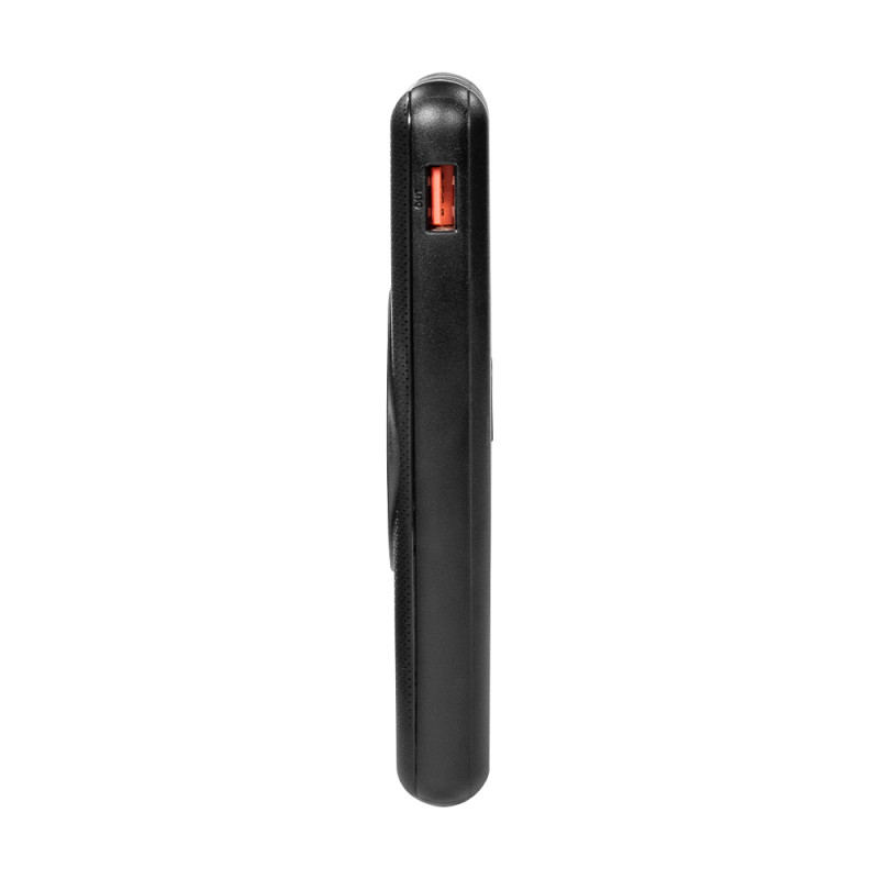 Повербанк Kraft KPB-1110W 10000mAh чорний з бездротовою зарядкою