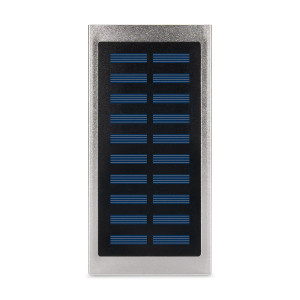 Повербанк Kraft KPB-1020SLIM 20000mAh з сонячною панеллю сріблястий