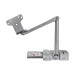 Доводчик Dortec DT-4041 с регулировкой угла открывания дверей, усилия по весу двери, скорости закрывания и дохлопа серебристый