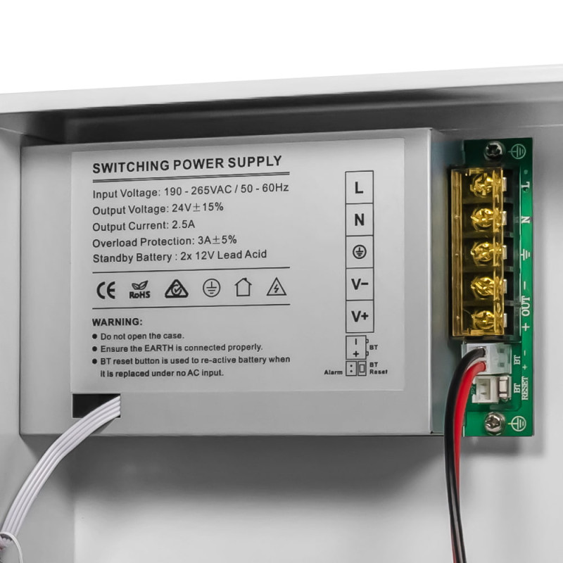 Источник бесперебойного питания Kraft PSU-2425LED 24В