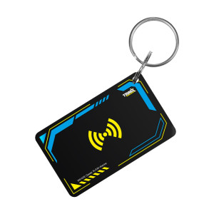 Ключ Trinix Proximity-key EM+MF epoxy прямокутний жовто-блакитний