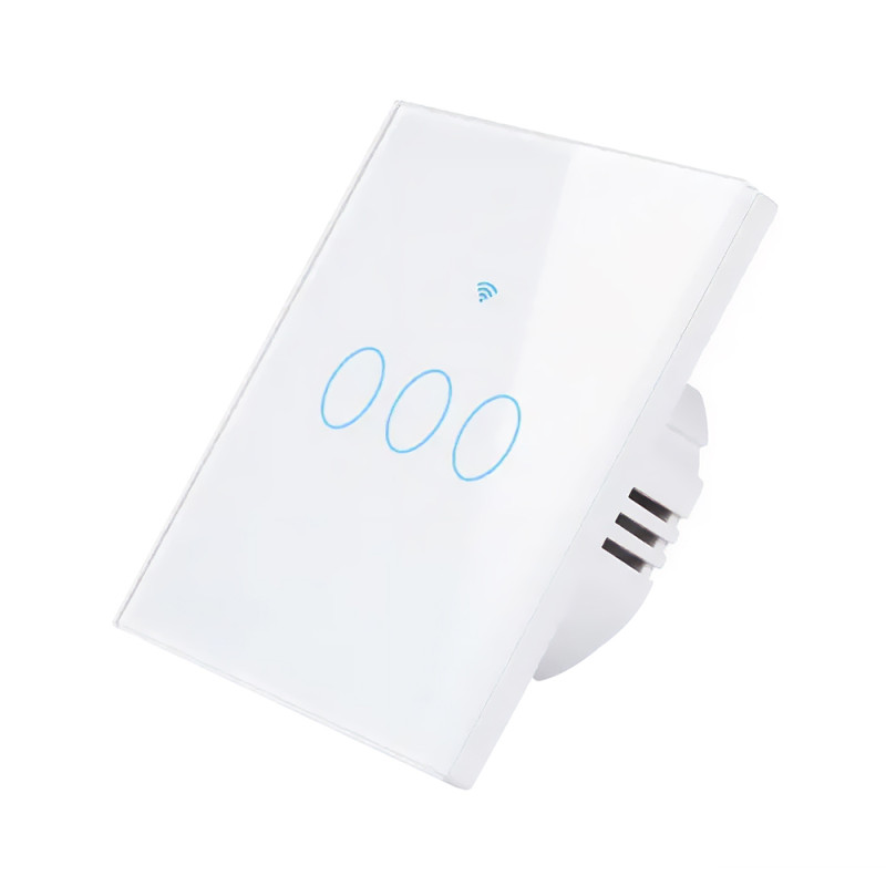 Розумний вимикач Trinix TRX-LS03(WiFi) потрійний з Wi-Fi та підтримкою Tuya Smart
