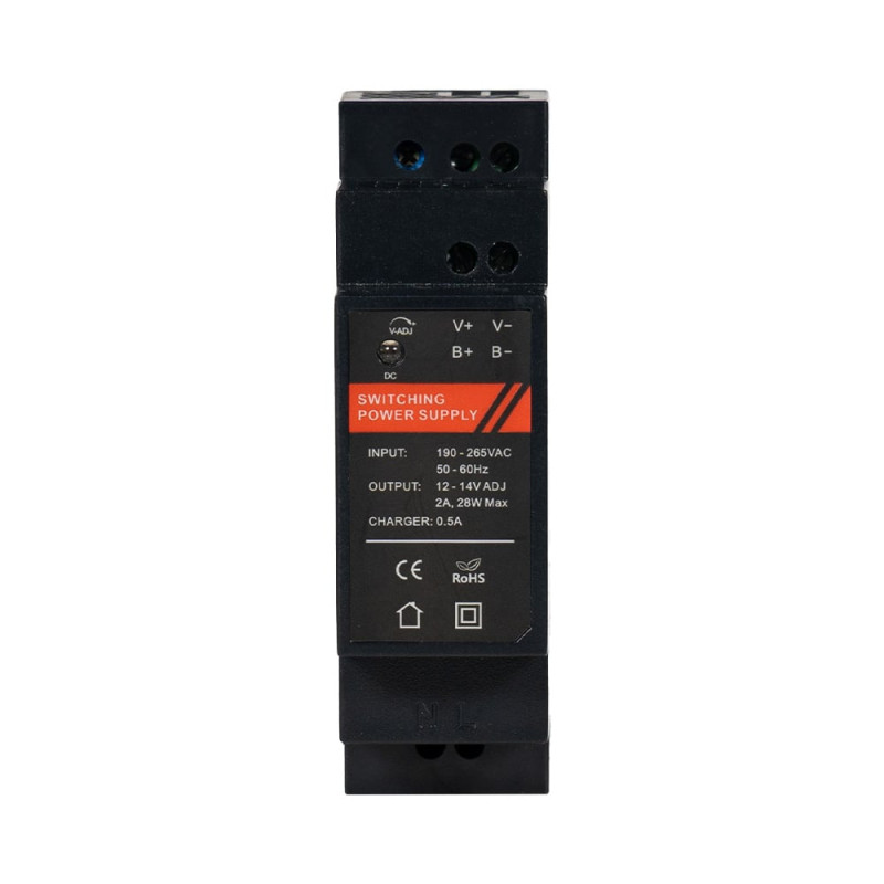 Источник бесперебойного питания Kraft PSU-1202DIN(P) с креплением на DIN-рейку