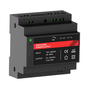 Джерело безперебійного живлення Kraft PSU-24025DIN(P) 24В з кріпленням на DIN-рейку