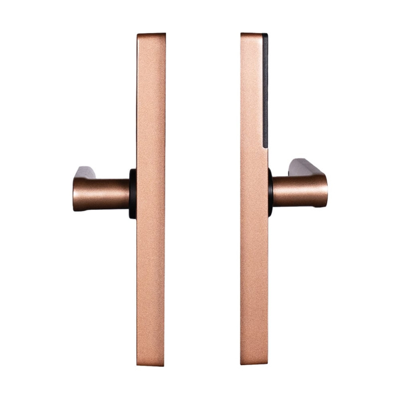 Замок біометричний автономний Trinix TRL-5402BTF Bronze з Bluetooth, зчитувачем відбитків пальців і карт