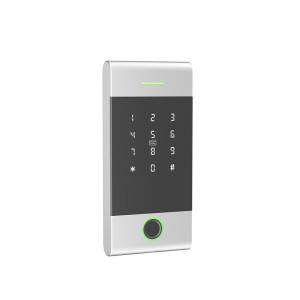 Зчитувач відбитків пальців та карт Trinix TRK-1206BTFW з клавіатурою, Bluetooth та контролером сріблястий