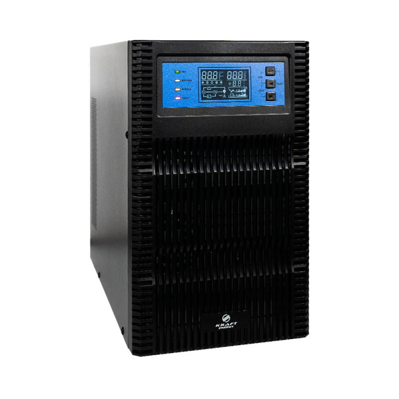 ИБП Kraft KRF-T3000VA/3000W(LCD) Pro Online UPS со встроенными аккумуляторными батареями