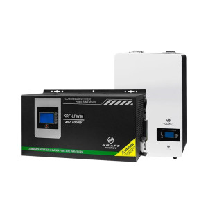 Комплект резервного живлення Kraft KRF-LFWIM-6KW/48V-60A 6kW + LiFePO4 батарея Kraft KRF-48/100BWM 5120 Вт-г 