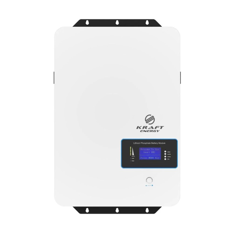 Комплект резервного живлення Kraft KRF-LFWIM-6KW/48V-60A 6kW + LiFePO4 батарея 10240 Вт-г