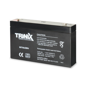Аккумуляторная батарея Trinix 6V7Ah/20Hr AGM 6В 7 Ач свинцово-кислотная