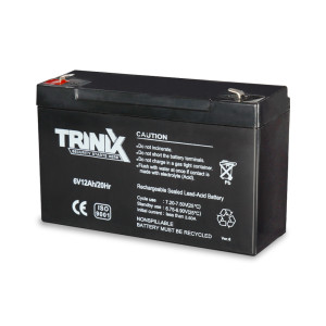 Акумуляторна батарея Trinix 6V12Ah/20Hr AGM 6В 12 Аг свинцево-кислотна