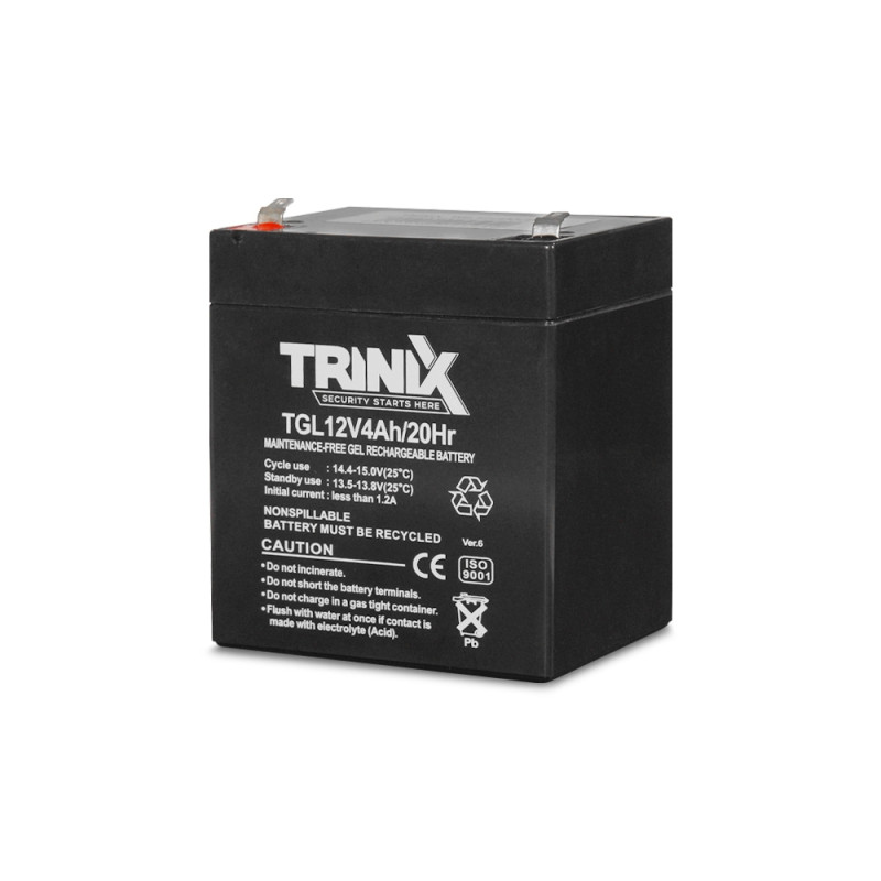 Акумуляторна батарея Trinix TGL12V4Ah/20Hr GEL 12В 4 Аг гелева