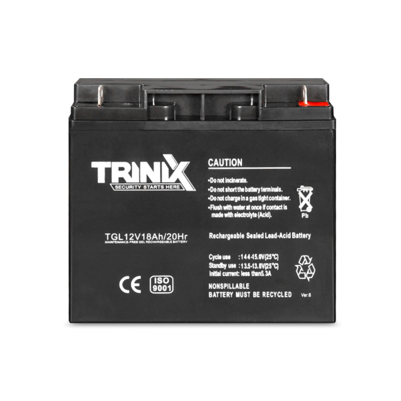 Акумуляторна батарея Trinix TGL12V18Ah/20Hr GEL 12В 18 Аг гелева