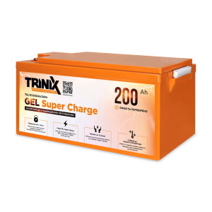 Акумуляторна батарея Trinix TGL12V200Ah/20Hr GEL Super Charge 12В 200 Аг гелева