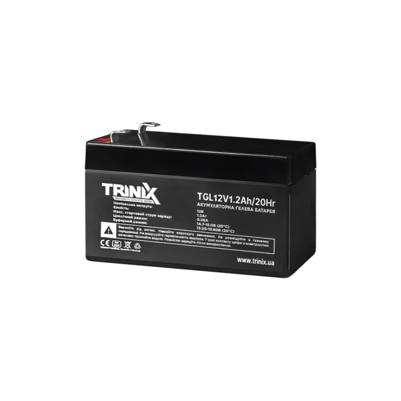 Аккумуляторная батарея Trinix TGL12V1.2Ah/20Hr GEL 12В 1.2 Ач гелевая