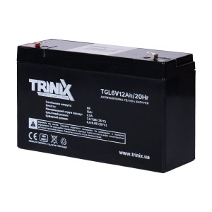 Акумуляторна батарея Trinix TGL6V12Ah/20Hr GEL 6В 12 Аг гелева