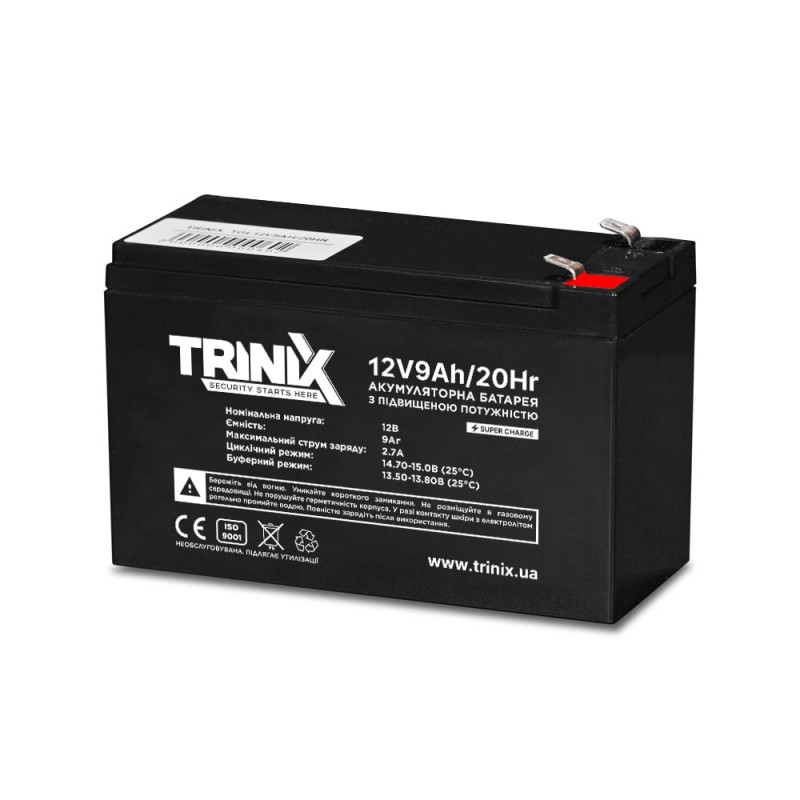 Аккумуляторная батарея Trinix TGL12V9Ah/20Hr GEL Super Charge 12В 9 Ач гелевая