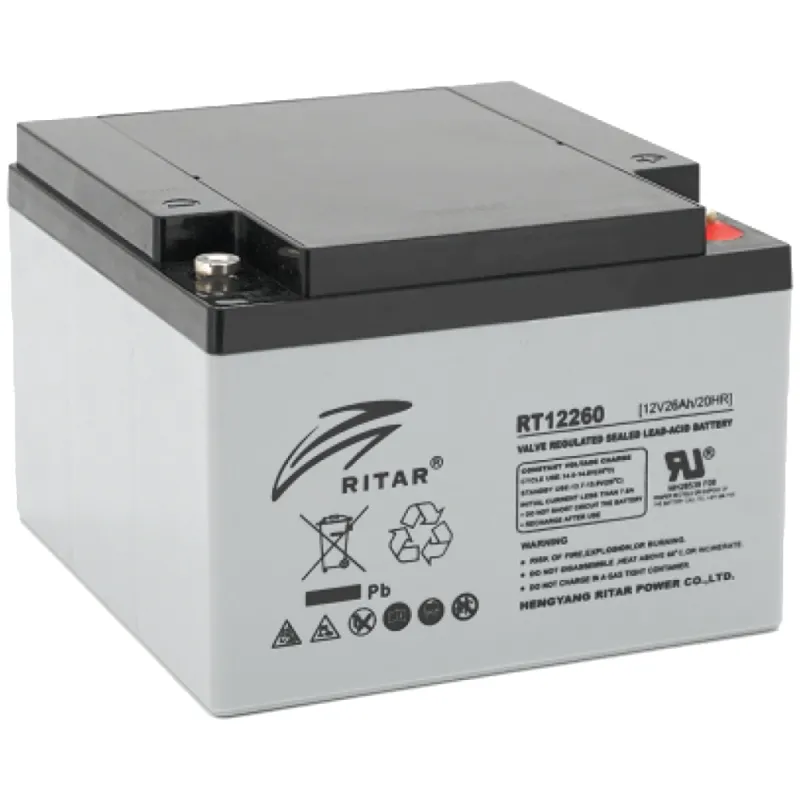 Акумуляторна батарея Ritar RT12260 12В 26 Аг свинцево-кислотна