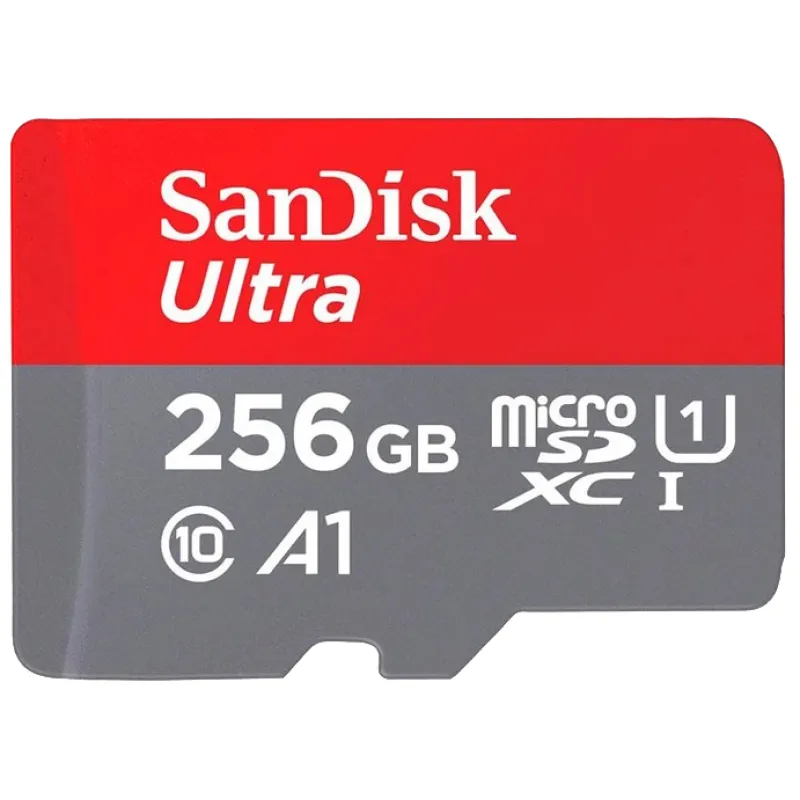 Карта пам'яті MicroSD SanDisk 256GB class 10 UHS-I Ultra (SDSQUAC-256G-GN6MN)