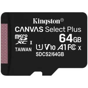 Карта пам'яті MicroSD Kingston microSDXC 64GB (SDCS2/64GBSP)