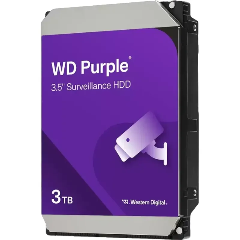 Жесткий диск 3 ТВ Western Digital WD34PURZ Purple Surveillance