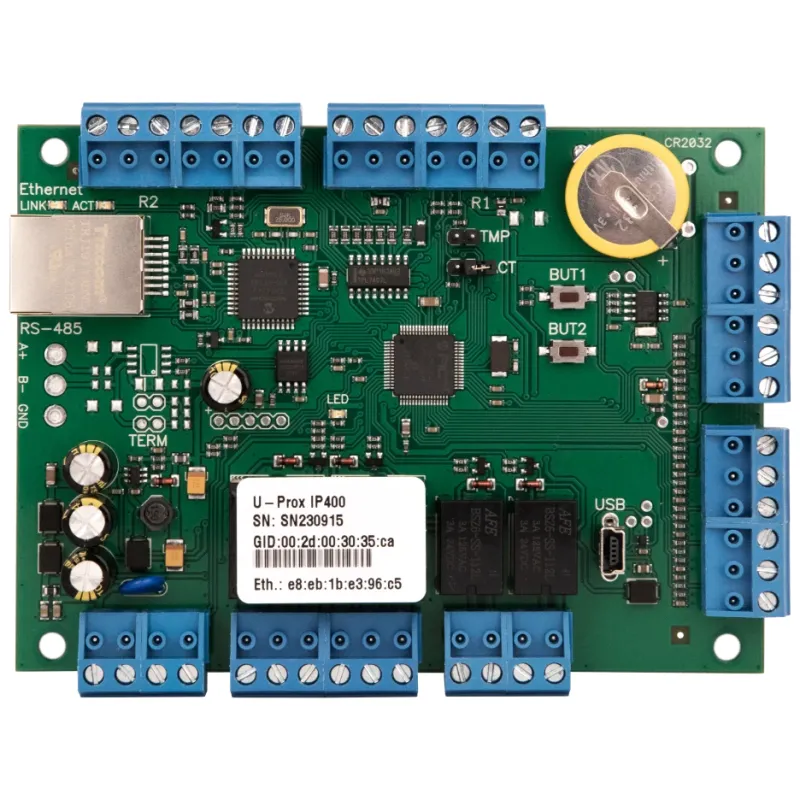 Контролер U-Prox IP400 OSDP для 2 дверей без боксу