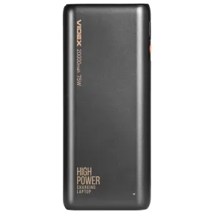 Повербанк VIDEX VPB-202C 75W 20000mAh чорний