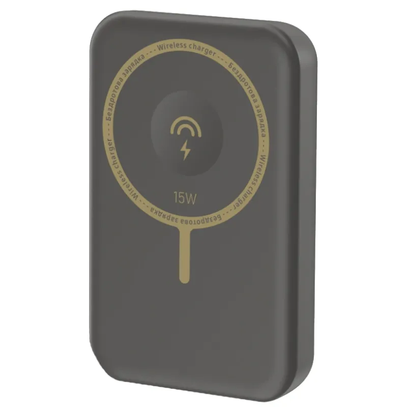 Повербанк VIDEX VPB-W102 PD20W з бездротовою зарядкою 10000mAh сірий