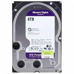 Жорсткий диск 6 ТБ Western Digital WD63PURU WD Purple Surveillance 