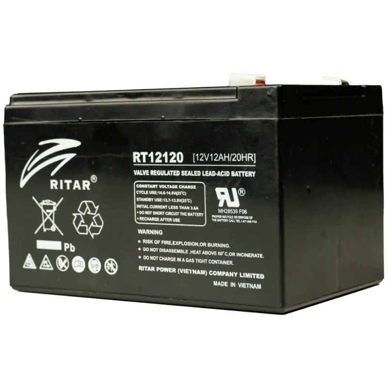 Акумуляторна батарея 12 Аг Ritar RT12120 свинцево-кислотна