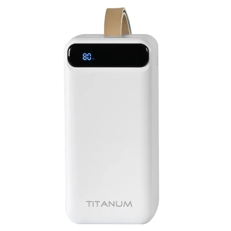 Повербанк Videx TITANUM 741S 22.5W 50000mAh білий