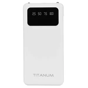 Повербанк Videx TITANUM OL21 10000mAh білий